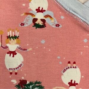 Festive Pink Kids Pajamas